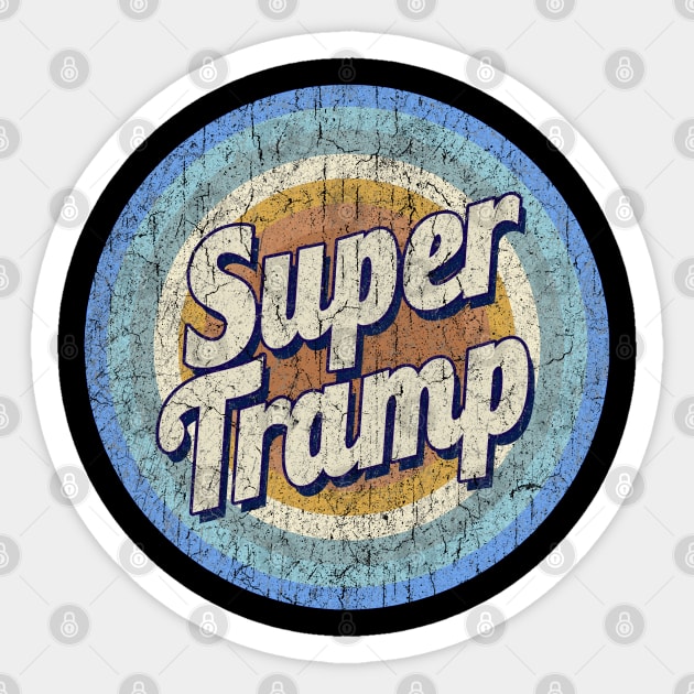 Vintage - Supertramp Sticker by NYINDIRPROJEK